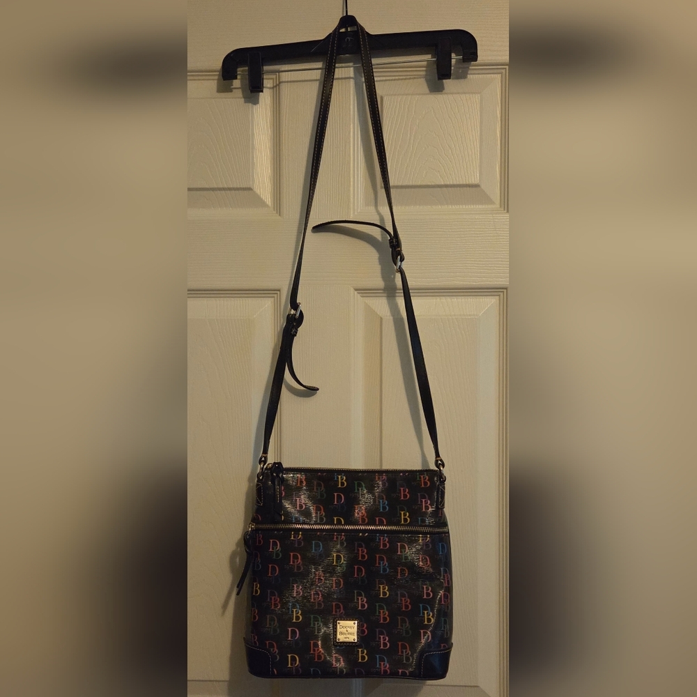 Dooney & Bourke Black Multicolor Designer Women's Bag